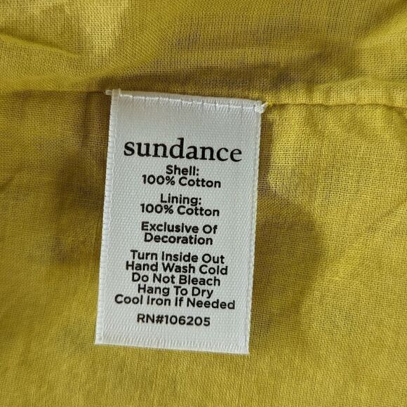 Sundance Eyelet Top S Cottagecore Coastal Boho Hippie Countryside Tropical - Picture 10 of 10